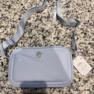 New Lululemon Light Blue Crossbody Bag